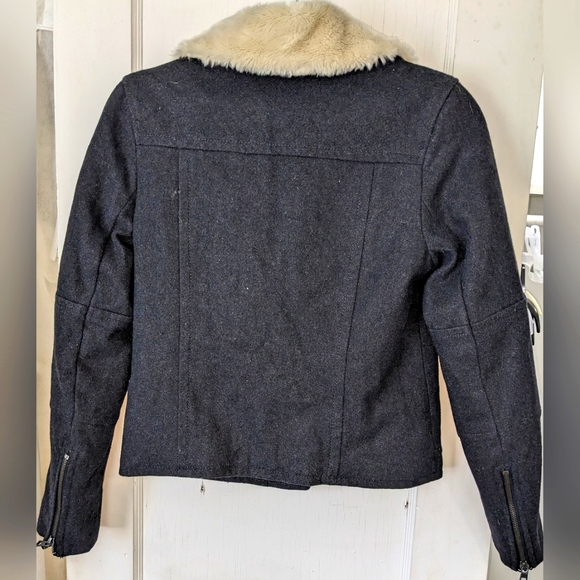 American Eagle Outfitters Women's Wool Blend Quilted Jacket - Picture 10 of 13